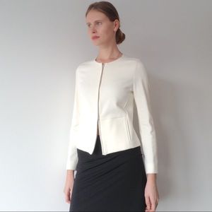 Calvin Klein Collection Short Zip Front Jacket